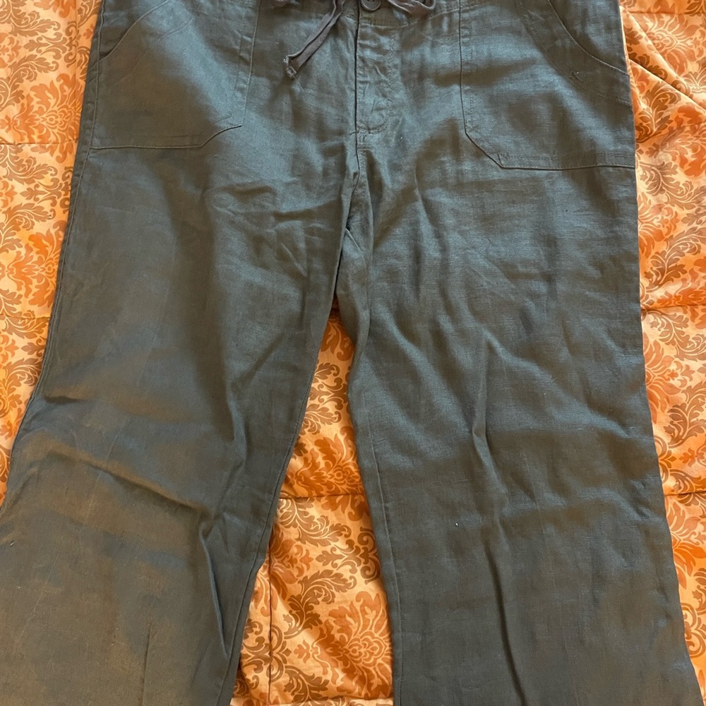 Sanctuary Olive Linen Pants